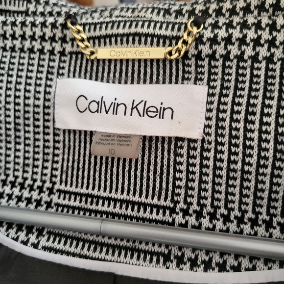 Coat blazer office calvin klein size 10 - Picture 2 of 4